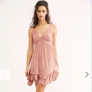 Free People Pink Adella dress